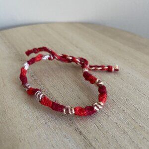 Tori Bracelet, anklet, trendy, comfortable, tie, embroidery thread, woven, gift,